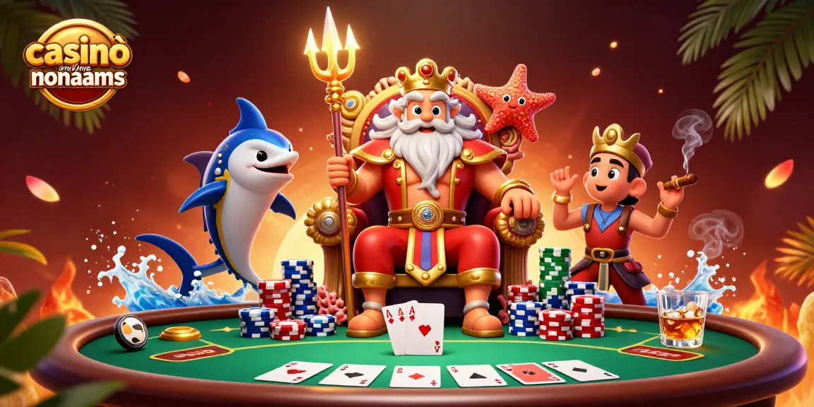 Engage with the dynamic world of casinò online non aams showcasing Neptune amid poker excitement.