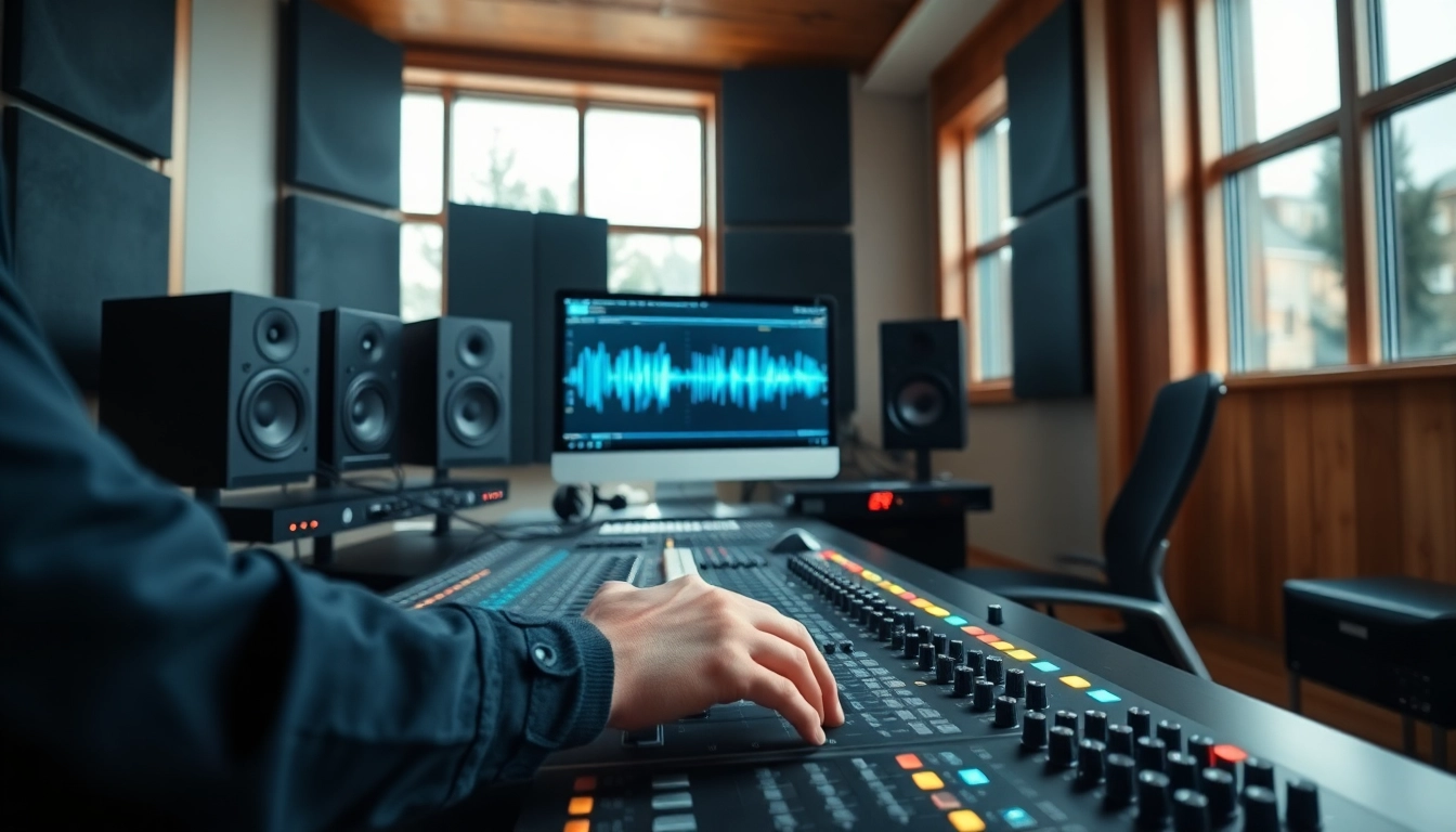 Mastering audio tracks with professionalism during online audio mastering session.